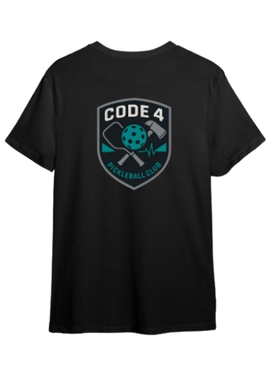 CODE 4 PICKLEBALL - “The Shield” Short Sleeve Tee