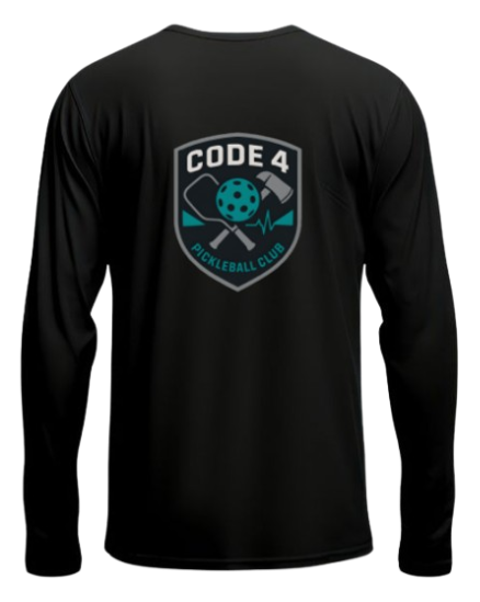 CODE 4 PICKLEBALL - "The Shield" Longsleeve Tee