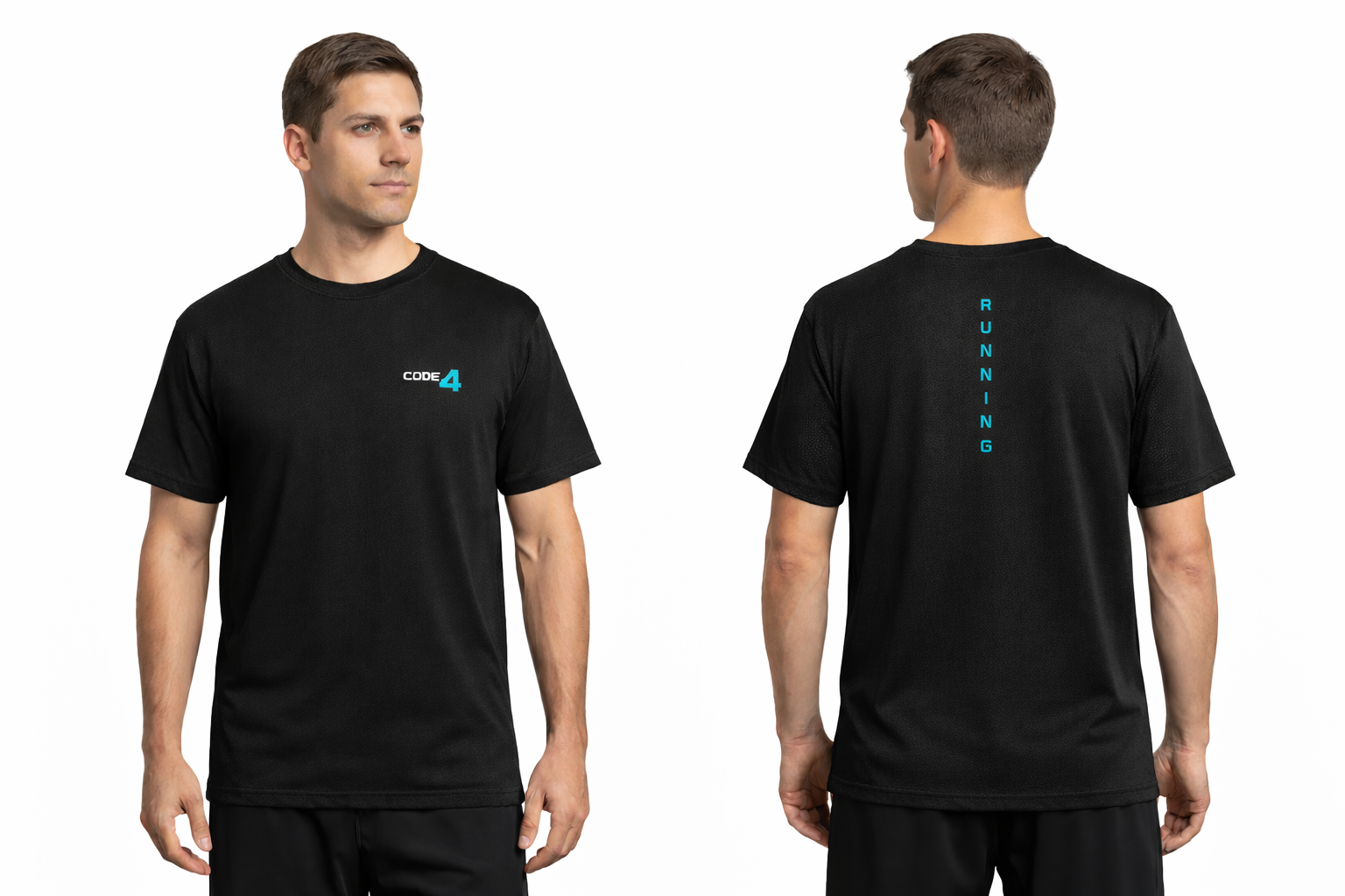 CODE 4 RUNNING - “RUNNING” Lightweight Performance Tee