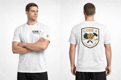 CHAMPION'S CUT - "THE SHIELD" Pickleball Short Sleeve Tee